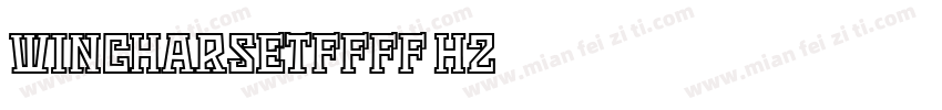 WinCharSetFFFF H2字体转换